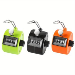 TEMU 3개 핸드헬드 계수기 세트 - 코칭, 뜨개질, 낚시 및 골프용 4자리 기계식 클리커 - 쉬운 재설정, 배터리 필요 없음