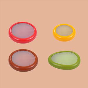 TEMU 4pcs 야채 보관 세트, ABS 소재, 실리콘 클링필름 사용, ·양파·토마토·레몬 수납통 (플립 커버), 식기세척기 사용 가능 - 신선도 유지함, 주방 정리, 쌓을 수 있는 컨테이너, 컴팩트한 디자인, 내구성 있는 플라스틱, 농산물 보관함, 음식 저장용기, 주방 조직화, 미리 준비하는 요리