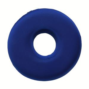 TEMU 1pc Earsafe Donut 베개 - 부드럽고, 원형 구멍이 있는 검은색, 성인용 측면 수면 지원 쿠션, 사무실 및 가정용으로 이상적, 모든 계절의 편안함, 측면 수면 지원|도넛 모양의 베개|지퍼 커버