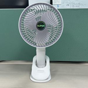 TEMU 새로운 남성용 핸드헬드 & 클립온 2-in-1 휴대용 선풍기 - USB 충전식, 3단계 속도 조절 가능, 경량 PE 소재 캠핑/기숙사/집/파티용