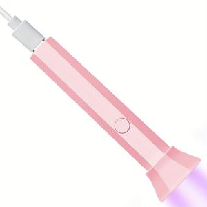 TEMU 핸드헬드 미니 네일 램프 LED 네일 폴리시 커링 램프 USB 충전식 빠른 건조 매니큐어 기계 네일 아트 도구|매니큐어