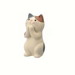 TEMU 1pc 귀여운 고양이 모양의 세라믹 안경 스탠드 - 가정 및 사무실 장식용 멋진 책상 액세서리, 휴일, 데이, 기념일을 위한 이상적인 선물, 장식용 안경 홀더|멋진 장식|기능성 데코