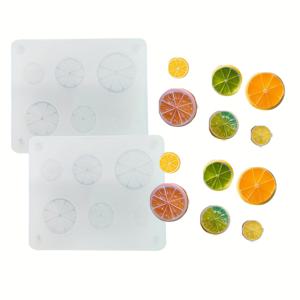 TEMU 2pcs 레몬 과일 실리콘 모드 세트 - DIY 레진 공예, 보석, 도자기, 석고 및 가정 장식에 이상적 - 내구성, 청소 용이, 현실적인 레몬과 더 많은 것을 만들 수 있음, 가정 장식 액센트 | 창의적인 공예 세트 | 세밀한 모드 디자인, 레몬 장식