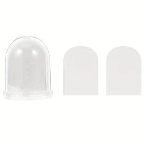 TEMU 원피스 DIY 플라스틱 눈덩이 사진액자, 다양한 소품으로 맞춤 제작 가능, DIY 용품, 눈덩이, 종이 장식, 액자 만들기 선물 세트, 휴일 공예 키트, 축제 활동용 장식 항아리