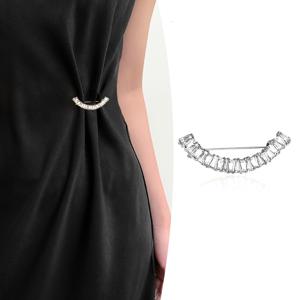 TEMU 1pc 조절 가능한 허리 벨트, 반짝이는 라인스톤 버클 - 분리 가능, 수선 없음, 못 없음 디자인 - 바지, 청바지, 드레스 및 코트를 조절하기 위해 - 여성용 우아한 검은색 원단 스트랩, 다용도 허리 조절기 | 반짝이는 액세서리 | 조절 가능한 스트랩, 허리 트레이너