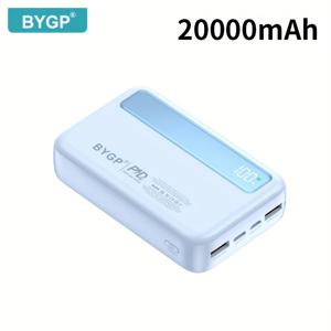 TEMU NEW 22.5W 초고속 충전 모바일 파워 뱅크 10000mAh/20000mAh - 아이폰 PD 18W 및 QC2.0에 적합, 포트(USB-A/Type-C/Micro), LED 디스플레이, 야외 캠핑용 비상 백업 배터리 팩|보조배터리|보조배터리20000