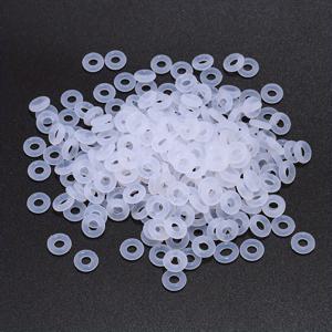 TEMU 100Pcs 안전 스토퍼 실리콘 스페이서 비즈 흰색 고무 클립 매력 DIY 팔찌 목걸이 액세서리에 대 한 원래 좋은 매력 5/6/7mm 가장 저렴한 결과 중소 기업 용품