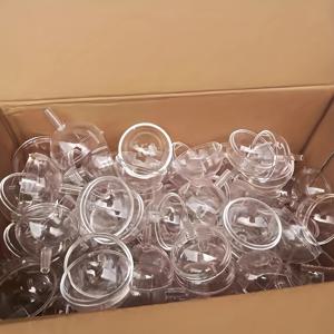 TEMU 20개 골든 초콜릿 모양 아크릴 꽃 홀더, 투명 반구형 DIY 부케 포장 용품, 꽃꽂이용 우아한 공예 재료, 이벤트 장식|우아한 디자인|스타일리시 부케, 부케 액세서리