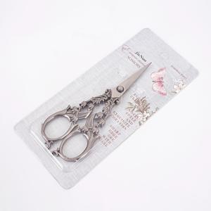 TEMU 1개 빈티지 유럽 스타일 중공 자수 가위, 편리한 DIY 공예 라인 클리퍼, 다례 미니 가위