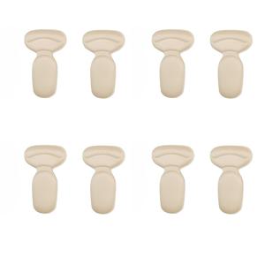 TEMU 8pcs 방수 힐 스티커, 큰 신발에서 작은 신발으로 바꾸기, 안정된 힐 반 크기 패드, 하이힐 인솔, 신발 크기 조정 도구, 힐 패드, 반 크기로 바꿀 수 있습니다|빅사이즈