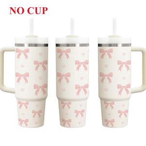 TEMU 2pcs 40oz UV DTF 전달 스티커 - & 하트 디자인, 16oz 유리 컵용 PVC 접착제, DIY 포장 & 선물 포장, 물방수 스티커, 병, 컵 및 더 많은 귀여운 스티커, 선물 포장 필수품, 재미있는 디자인, 내구성 있는 PVC 스티커