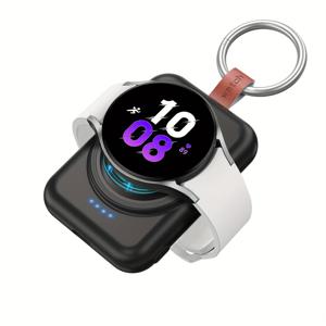TEMU 삼성 용 A04 휴대용 충전기, 1800mAh 고속 충전 키체인 USB C 케이블, 자석 무선 여행용 보조배터리 ( 6/5/5 프로/4/3/액티브 1/액티브 2 호환)|보조배터리|보조배터리20000