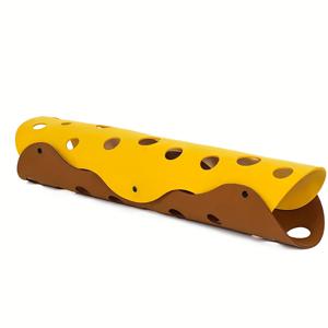 TEMU 2개 DIY 펠트 고양이 터널 장난감 세트 - 다색, 사계절용 고양이 미로 장난감/펫 용품, 1개 접이식 치즈 모양 구멍 디자인, 내구성 있는 패브릭 펫 베드 & 플레이하우스, 분리 가능 및 세탁 가능한 실내 고양이 터널, 지능 자극과 운동을 위한 인터랙티브 놀이터, 재미있는 멀티펑셔널 애완동물 액세서리