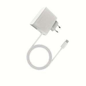 TEMU GEO 65W USB-C 벽 충전기 150cm 케이블, PD3.0 GaN 빠른 충전 어댑터, iPhone 16 Pro/15 Pro Max/13/12, MacBook Pro, Lenovo, Acer Chromebook와 호환 - 빠른 충전, 여행 충전기 지원 | 세련된 디자인 | 경량 디자인