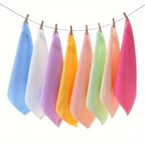 TEMU 10팩 마이크로화이버 식기 타월 - 초소프트, 빠른 건조, 얼굴 및 몸 청소용 다색 옵션, 컴팩트하고 흡수력 좋은 고품질 폴리에스터, 욕실 및 가정용 이상적, 주방용 식기 타월, 현대적 스타일, 퀵드라이 패브릭, 세척 천|식기건조기