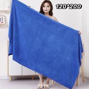 TEMU 초대형 120x200cm 목욕 시트 - 빠른 건조 경량 마이크로화이버 욕실 타월, 줄무늬 디자인, 스파 및 체육관용 초흡수 및 부드러움|샤워타올|샤워커튼
