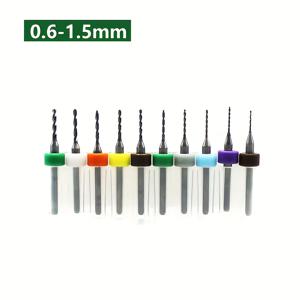 TEMU 10개 합금강 깨지지 않는 PCB 드릴 비트 세트, 광택 마감, 1/8