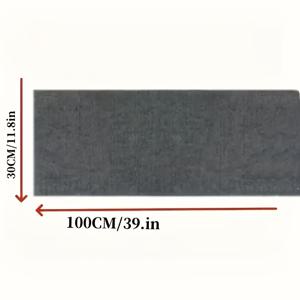 TEMU 1개 내구성 있는 고양이 긁기 매트 - 자체 접착식, 다기능, 탈모 방지, 폴리에스터 소재, 가구를 발톱 손상으로부터 보호, 회색, 소파 가드 | 다용도 고양이 매트 | 접착식 고양이 매트
