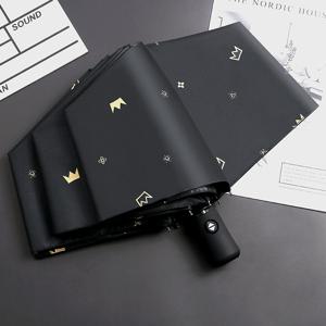 TEMU 1개 패션 캐주얼 자동 접이식 170T 원단, 8개의 두꺼운 철제 리브, 쉐이드 파라솔, 이중 사용 및 파라솔|양산