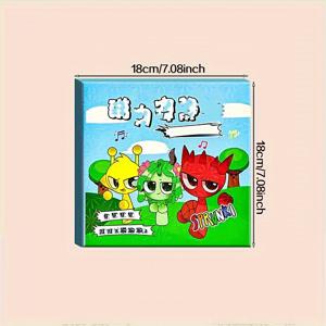 TEMU 7.09인치 인크레디박스 스프런키 무소음 자석 북 세트, 창의적인 수제 자석 앨범, 3세트 장면 포함 + 2개의 자석 재료