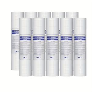 TEMU 10 x 2.5인치 대체 - PP 면 폴리프로필렌 - 1 마이크론, Culligan P5, AP110, AP101T, WHKF-GD05와 호환 가능, 10개, 6개, 3개