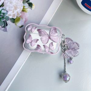 TEMU 귀여운 나비 이어폰 케이스, AirPods1/2/3용 실리콘 케이스, Airpods Pro 1/2, 생일, , 남자친구, 친구 또는 자신을 위한 선물