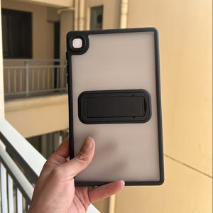 TEMU 삼성 TAB A7 Lite, S6 Lite, A8용 스탠드가 있는 내구성 있는 아크릴 하드 쉘 태블릿 케이스 - 22.1cm & 26.67cm 모델에 적합, 태블릿 휴대용 케이스