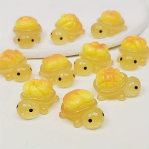 TEMU 귀여운 빵 거북이 펜던트 10개 세트, 행운의 거북이 반짝이는 장식 액세서리, DIY 주얼리 만들기 및 장식용품