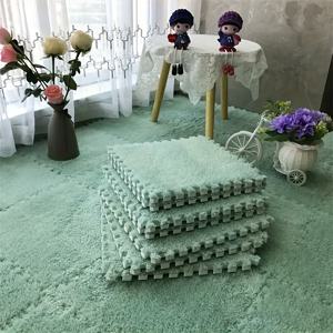TEMU 20개 두꺼운 플러시 패치워크 매트, 방·침실·타다미매트·임대주택 장식·침대 옆 러그·사계절 놀이방용