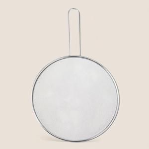 TEMU 1개 스테인리스 스틸 미세 메쉬 튀김 방지망 - 요리, 베이킹, 찜기용 오일 & 그리스 스플래시 가드, 식기세척기 안전 주방 보호대, 청소 쉬운 내구성 디자인, 스토브탑 프로텍터, 기능적인 주방 용품, Easyclean 소재