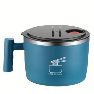 TEMU 스테인리스 스틸 단열 그릇 1000ml/35.19oz - 방수, 다기능 점심 도시락 뚜껑 포함, 컵라면, 식사, 케이터링 - 조립 필요 없음