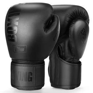 TEMU 무에타이, 복싱, 프리 파이팅, MMA용 인조 가죽 복싱 장갑 10, 12, 14, 16oz