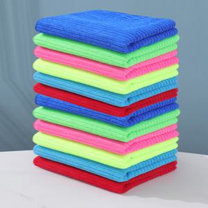 TEMU 6/12개의 접시 수건, 200gsm 마이크로파이버 청소 천, scouring 패드, 하우스키핑 청소 수건, 35*45cm 재사용 가능한 부직포 수건, 흡수성이 뛰어난 가정 주방 용품, 설거지 및 집안일을 위한 밝은 색상의 티타월/바 타월, 주방 청소 천, 청소 도구