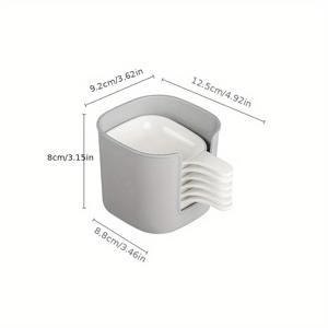 TEMU 7pcs 플라스틱 딥싱 소스 디시 세트, 신개념 오발 형태, 모든 계절 가정 식사 도구, 계층적 저장 바베큐 조미료 접시, 고기용 스파이스 드라이 디시, 식초, 김치