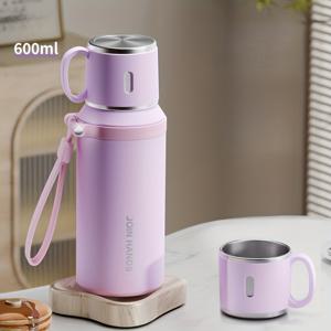 TEMU 당신의 꿈의 텀블러 700ml/23.67oz 보온 텀블러 차 스트레이너 뚜껑 포함 - 내구성 있고 다양한 색상 옵션, 여행, 집, 사무실에 이상적 - 음료를 뜨겁거나 차갑게 유지하며 모든 행사에 완벽한 선물 발렌타인데이 이스터데이 자동차 인테리어 액세서리 선물|텀블러