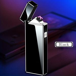 TEMU 방풍 기술과 LED 배터리 디스플레이가 있는 더블 아크 플라즈마 USB 라이터