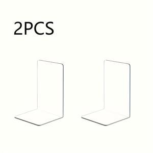 TEMU 2pcs 투명 아크릴 책 디스플레이 스탠드 - 사무실, 집, 도서점을 위한 세련된, 현대적인 데스크탑 책 보관 랙 | 책과 잡지를 정리하고 디스플레이하는 데 이상적입니다.