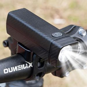 TEMU 1pc LED USB 탄소 섬유 충전식 자전거 조명, 콤보 세트 다기능 자전거 헤드라이트, 라이딩, 경비, 유지보수, 낚시, 여행, 비상, 휴대용 범광 조명 야간 사이클링 플래시 라이트