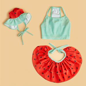 TEMU 3pcs 사랑스러운 넥타이 비키니 개 수영복과 모자 세트 해변 목욕복 수영복 개와 고양이를위한 여름 파티 해변 옷