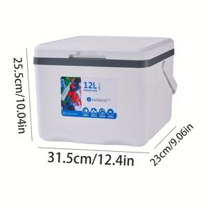 TEMU HONGYI 휴대용 냉장고 세트, 화이트 PVC, 야외 단열 가방, 낚시 상자, 차량 미니 냉장고, 여행 및 낚시 필수품, 일반 방수 - 10L, 18L, 60L 콤보 팩|가방|냉장고|캠핑냉장고