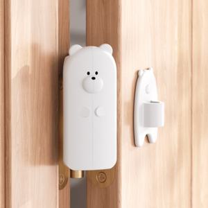 TEMU 귀여운 동물 실리콘 도어 스토퍼 - 내구성 있고, 쉬운 설치 안전 잠금장치, 안티 핀치 고무 디자인, 2.8