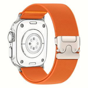 TEMU 애플워치 밴드용 스포츠 탄성 나일론 스트랩 여성/남성 40mm 42mm 41mm 38mm 44mm 46mm 45mm, 아이워치 시리즈 10/9/8/7/6/5/4/3/SE/Ultra/2세대 스마트워치 액세서리 교체용 나일론 팔찌|남자팔찌