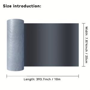 TEMU 고강도 2mm 두께 방수 테이프 - 다목적 산업용 실란트, UV, 내열성, 소음 차단, 부식 방지 - 지붕, 배관, 건설, 자동차용 (7.9x32.8ft 대형 롤) - 콘크리트, 금속, 유리, 목재 표면 호환 가능, 내구성 있는 실란트, 날씨에 강한 보호 접착제, DIY 애호가용