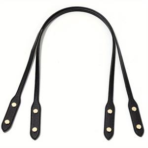 TEMU 여성용 가방 및 수하물용 DIY 교체 가능한 어깨끈 2개 세트 - 내구성 있는 합성 가죽 조절 가능 스트랩과 메탈 버튼, 클래식 & 모던 디자인 핸드백, 토트백, 출퇴근 및 여행 액세서리용 퍼스 스트랩