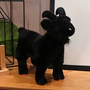 TEMU 부드러운 플러시 염소 인형 - 감정 표현이 가능한 귀와 눈, 안전한 강아지 장난감, 치발기 및 훈련용 - 모든 견종과 크기에 적합한 내구성 있는 반려동물 친구 (화이트) - 개 주인을 위한 완벽한 선물, 애완견 놀이용 스터프드 도그