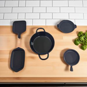 TEMU 5pcs 인형집 미니어처 주방 조리기 세트 - 현실적인 검은색 비스킷 팬, 그릴 및 도구 인형집 놀이, DIY 홈 데코 및 수집용 장난감 - 애호가, 인형집 액세서리, 재미있는 디자인, 내구성 플라스틱을 위한 완벽한 선물
