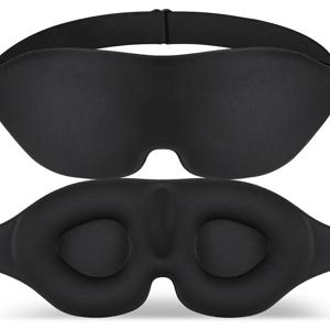 TEMU 남성 및 여성용 조절 가능한 3D 수면 마스크 - 통기성 좋은, 빛 차단 눈가리개 낮잠 & 여행 선물, 아버지의 날 어머니의 날 선물