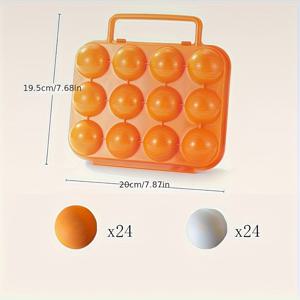 TEMU 49피스 세트, 24오렌지+24화이트 탁구공+1보관함, 홈/아웃도어/팀빌딩/파티 게임용 탁구 게임 - 파티, 결혼식, 바, 생일 카니발에 적합 | 전원 공급 불필요, 배터리 없음 (할로윈, 크리스마스 이벤트 및 파티 용품)