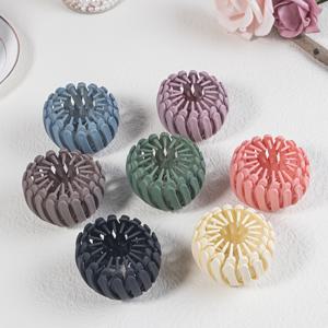 TEMU 7pcs 새 둥지 머리 클로 클립, 매트 서클 헤어 클립 롤빵 제조기, 여성용 확장 가능한 포니 테일 거치대, 여성용 둥지 헤어 클램프 헤어 번들 액세서리 및