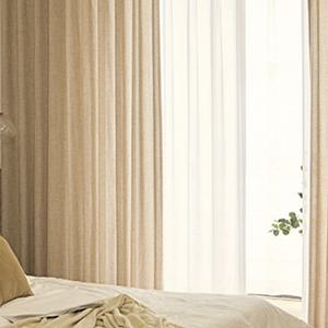TEMU 1패널 모던 일본풍 시스루 커튼 - , 반투명, 로드포켓 디자인, 세탁기 사용 가능, 침실 & 거실 장식용 커튼